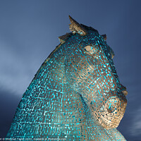 Buy canvas prints of The Kelpies at Night by Stephen Taylor