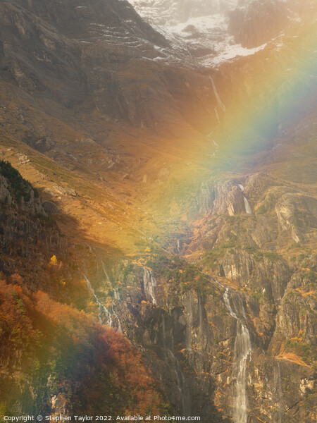 Pineta Valley Rainbow Picture Board by Stephen Taylor