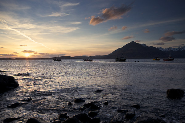 Elgol Sunset Picture Board by Stephen Taylor