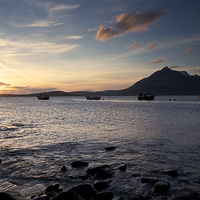Buy canvas prints of Elgol Sunset by Stephen Taylor