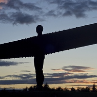 Buy canvas prints of The Angel of the North by Stephen Taylor