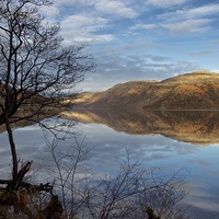 Buy canvas prints of  Calm on Loch Lomond by Stephen Taylor