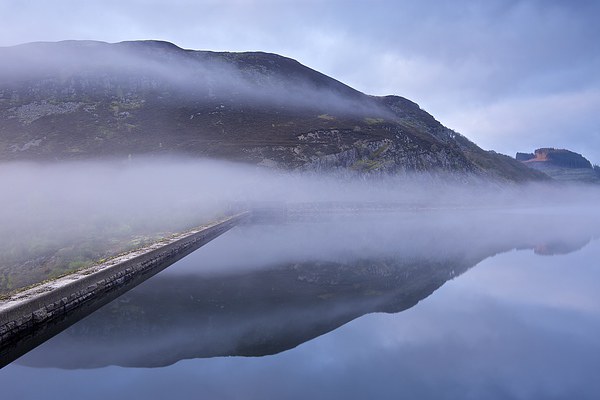  Rising mist in the elan valley Picture Board by Stephen Taylor