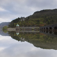 Buy canvas prints of  Caban Coch Reservoir, Elan Valley by Stephen Taylor