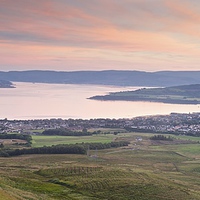 Buy canvas prints of  Helensburgh at dusk by Stephen Taylor