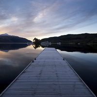 Buy canvas prints of  Loch Lomond at Sunrise by Stephen Taylor