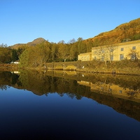 Buy canvas prints of  Loch Lomond Power station by Stephen Taylor