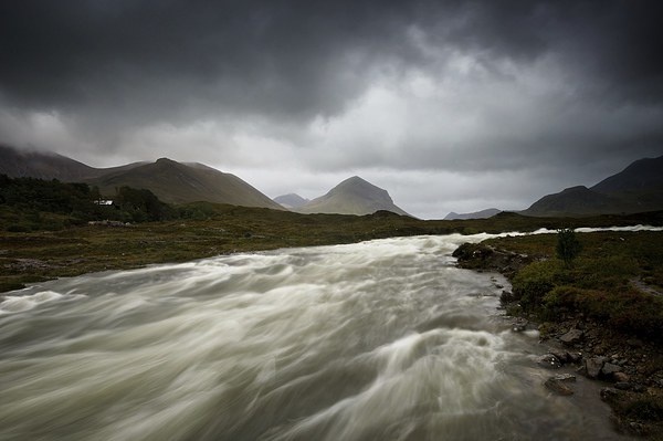 Fast River at Sligachan Picture Board by Stephen Taylor