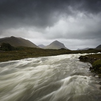 Buy canvas prints of Fast River at Sligachan by Stephen Taylor