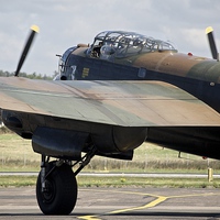 Buy canvas prints of  Lancaster Bomber by Stephen Taylor