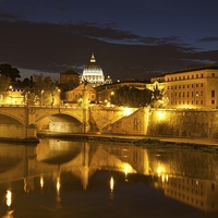 Buy canvas prints of  Rome at night by Stephen Taylor