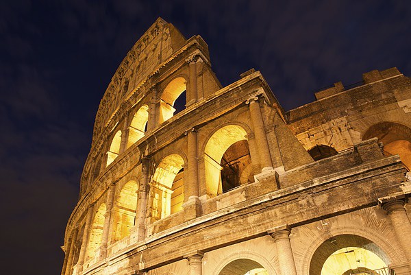   The Colosseum at night Picture Board by Stephen Taylor