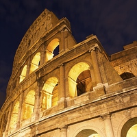Buy canvas prints of   The Colosseum at night by Stephen Taylor