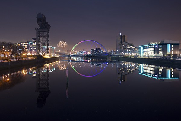 The Clyde on Fireworks night  Picture Board by Stephen Taylor