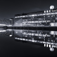 Buy canvas prints of BBC Scotland Glasgow by Stephen Taylor