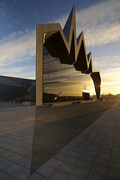 Glasgow Riverside Museum Picture Board by Stephen Taylor