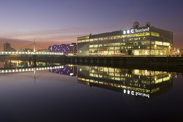 BBC Scotland Glasgow Picture Board by Stephen Taylor