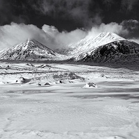 Buy canvas prints of  The Black Mount by Stephen Taylor