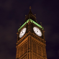 Buy canvas prints of  Big Ben at night by Stephen Taylor