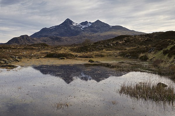 Sligachan reflections Picture Board by Stephen Taylor