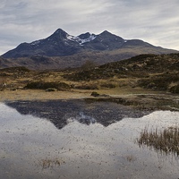 Buy canvas prints of Sligachan reflections by Stephen Taylor