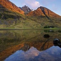 Buy canvas prints of  Loch Achtriochtan by Stephen Taylor