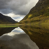 Buy canvas prints of   Loch Achtriochtan by Stephen Taylor