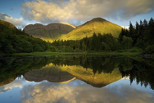  The last of the light in Glencoe Picture Board by Stephen Taylor