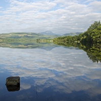 Buy canvas prints of  The trossachs in summer by Stephen Taylor