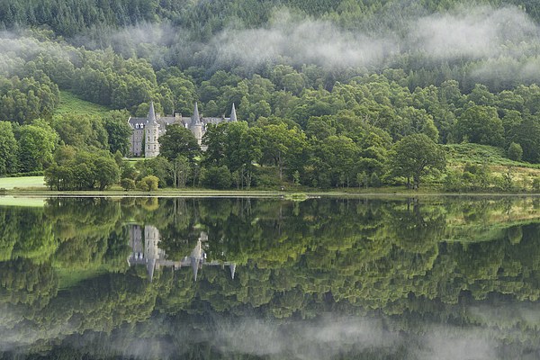 Loch Achray morning mist Picture Board by Stephen Taylor