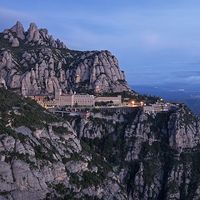 Buy canvas prints of  Montserrat at dawn by Stephen Taylor