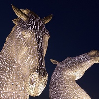 Buy canvas prints of The Kelpies Scotland  by Stephen Taylor
