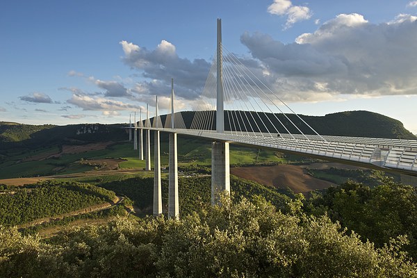  Millau viaduct Picture Board by Stephen Taylor