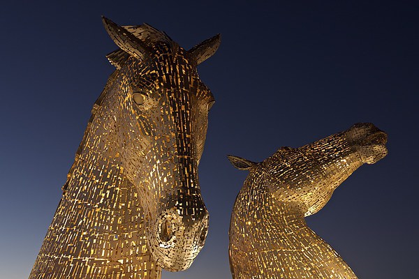  The Kelpies at Falkirk Picture Board by Stephen Taylor