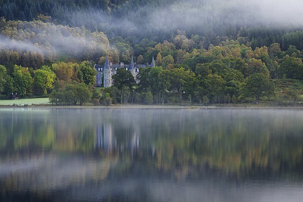 Loch Achray morning mist Picture Board by Stephen Taylor