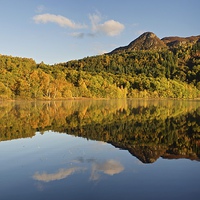 Buy canvas prints of Ben A'an reflection by Stephen Taylor