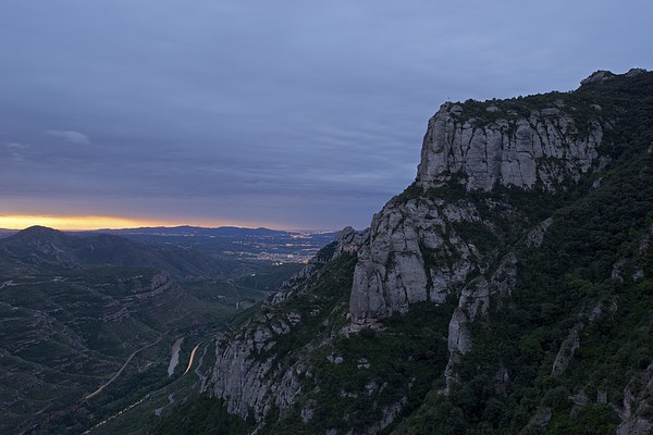  Sunrise at Montserrat Picture Board by Stephen Taylor