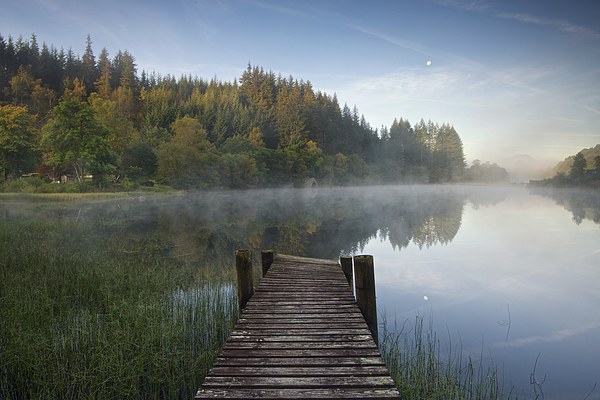 Loch Ard autumn reflections  Picture Board by Stephen Taylor