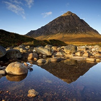 Buy canvas prints of The coupall river glencoe by Stephen Taylor
