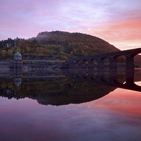 Buy canvas prints of  Sunrise in the Elan Valley by Stephen Taylor
