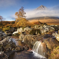 Buy canvas prints of  Stob Dearg in the autumn by Stephen Taylor