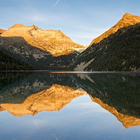 Buy canvas prints of Lac D'Oredon by Stephen Taylor