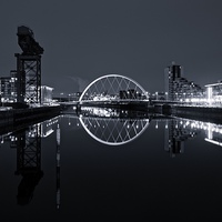 Buy canvas prints of Glasgow Riverside by Stephen Taylor