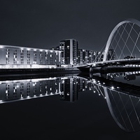Buy canvas prints of  Glasgow Clyde Arc by Stephen Taylor