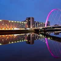 Buy canvas prints of Glasgow Clyde Arc by Stephen Taylor