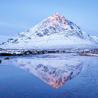Buy canvas prints of  Winter in Glencoe by Stephen Taylor