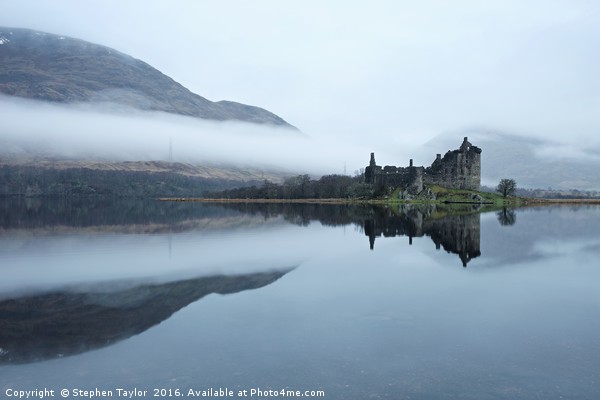 Mist at Loch Awe Picture Board by Stephen Taylor