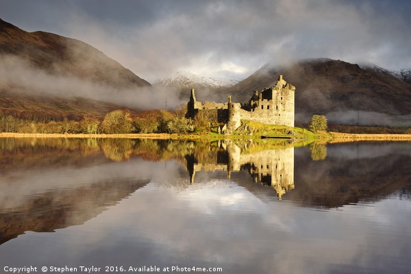 A new day begins at Kilchurn Print by Stephen Taylor