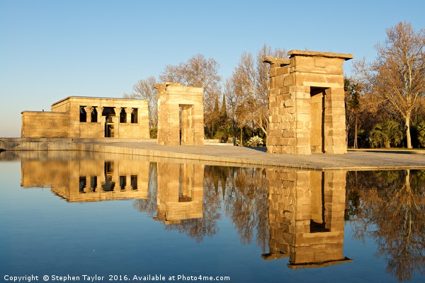 The Temple of Debod Picture Board by Stephen Taylor