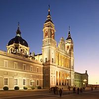 Buy canvas prints of Almudena cathedral Madrid by Stephen Taylor